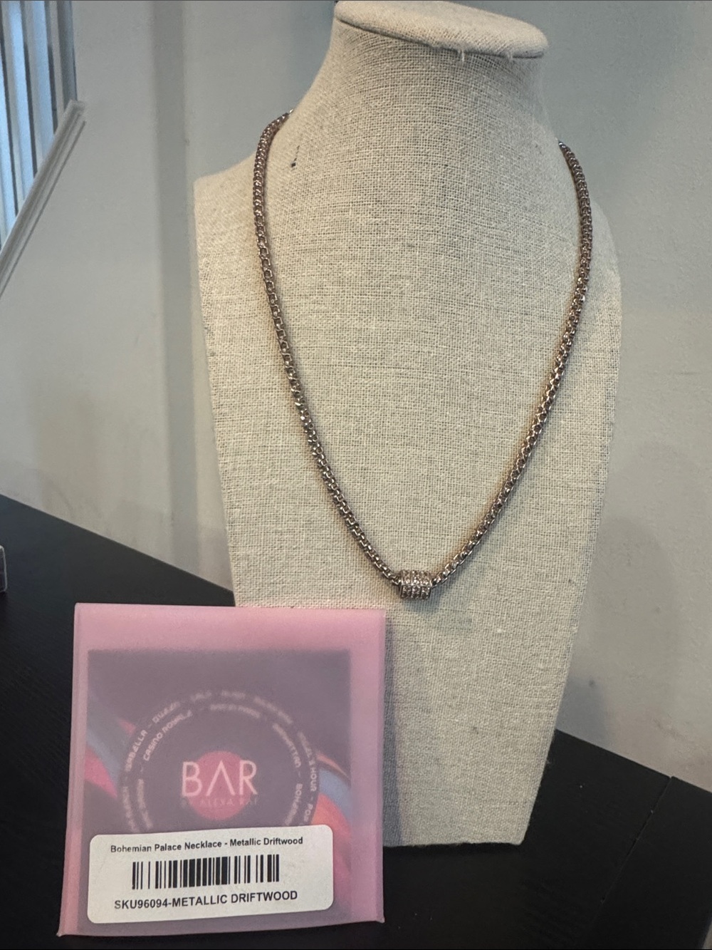 BAR Bohemian Palace Necklace In Metallic Driftwood